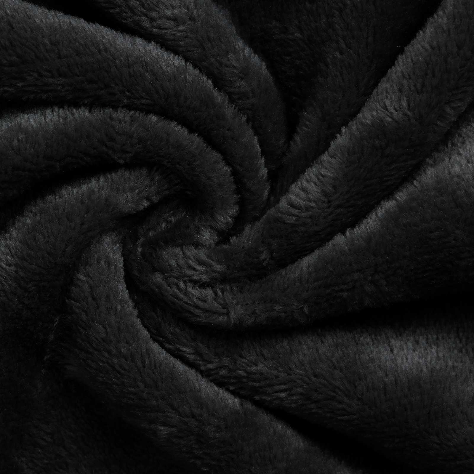 vidaXL Bluza-koc Czarny F Flanela