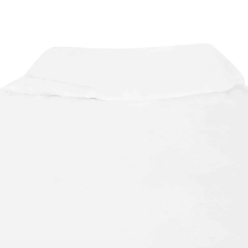 vidaXL Bluza-koc Biały F Flanela