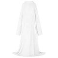 vidaXL Bluza-koc Biały F Flanela
