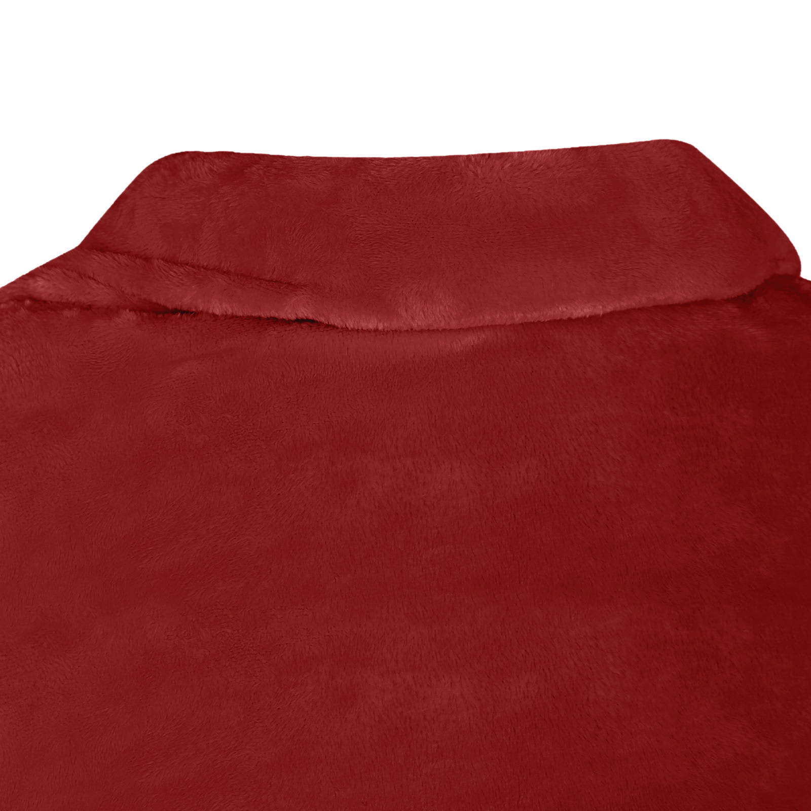 vidaXL Bluza-koc Bordeaux Czerwony F Flanela