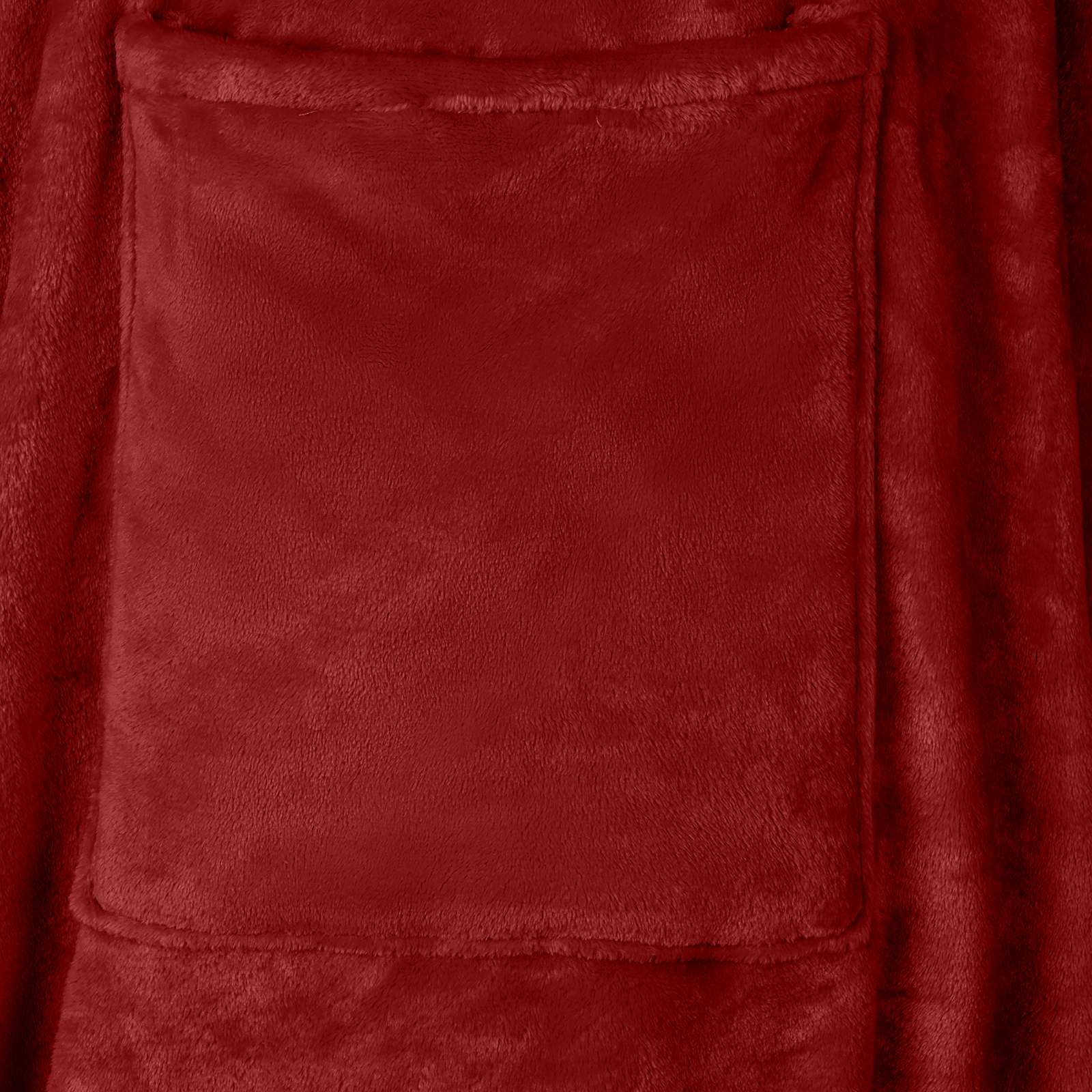 vidaXL Bluza-koc Bordeaux Czerwony F Flanela