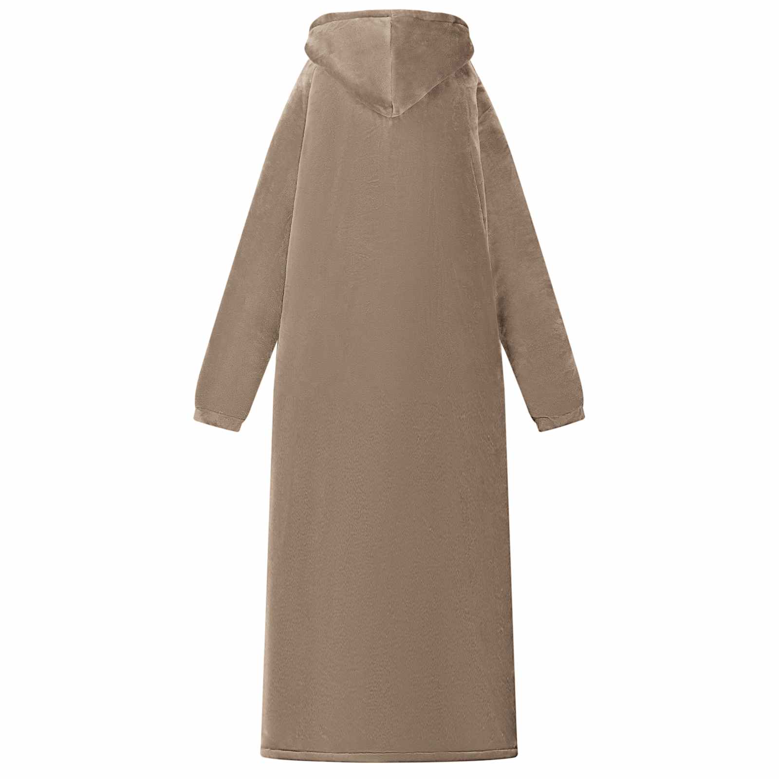 vidaXL Bluza-koc Camel L Fleece i Flanela