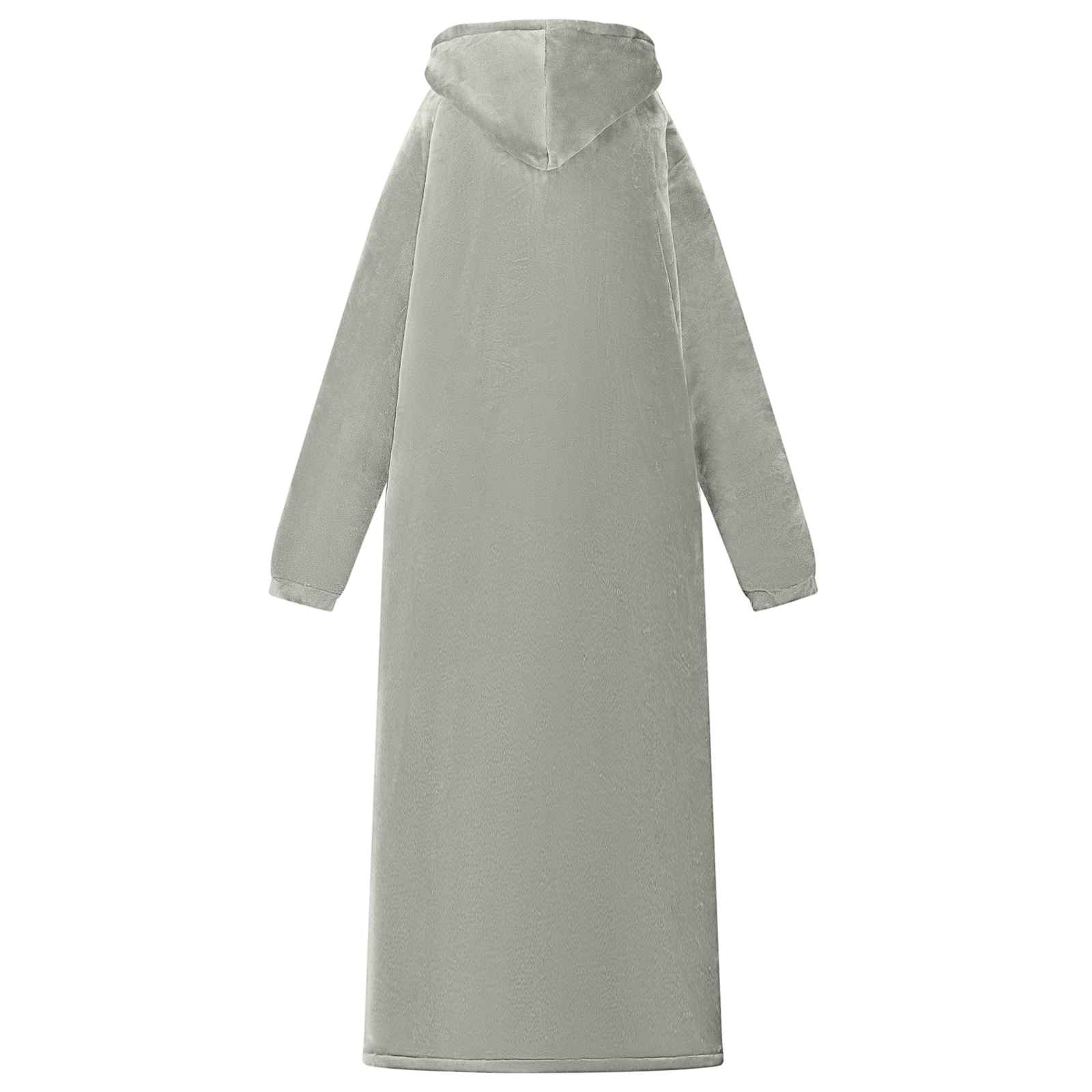vidaXL Bluza-koc Szary M Fleece i Flanela
