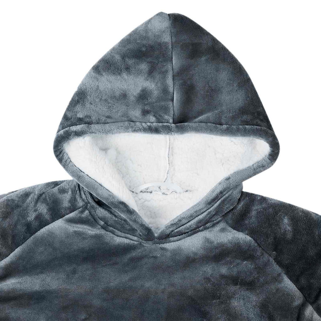vidaXL Bluza-koc Granatowy L Fleece i Flanela