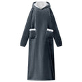 vidaXL Bluza-koc Granatowy L Fleece i Flanela