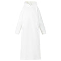 vidaXL Bluza-koc Biały L Fleece i Flanela