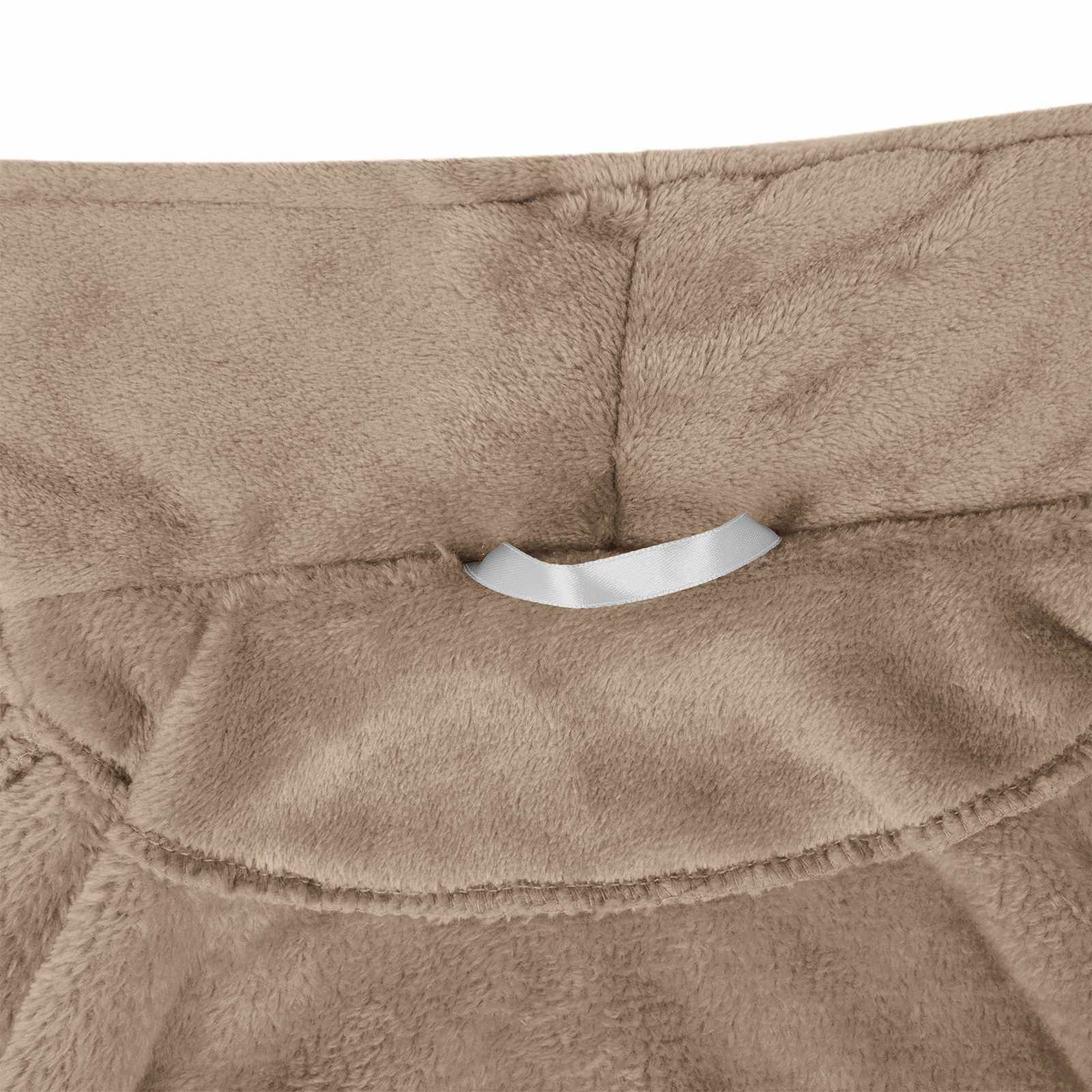 vidaXL Szlafrok bez kaptura Camel m Flanela