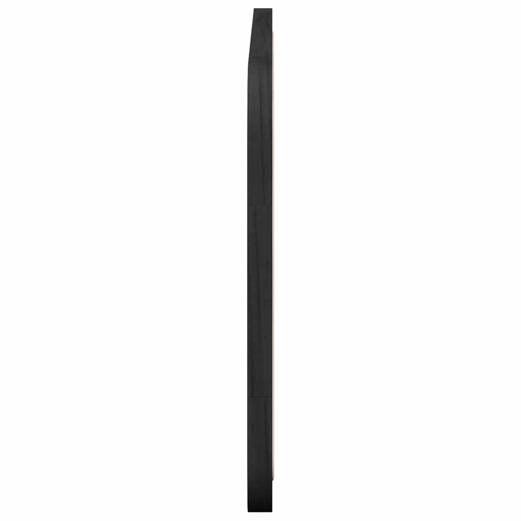 vidaXL Zagłówek Z zagłówkiem Czarny 100 x 55 x 3 cm rattan