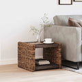 vidaXL Stolik kawowy Naturalny 45 x 45 x 45 cm Lite drewno mahoniowe