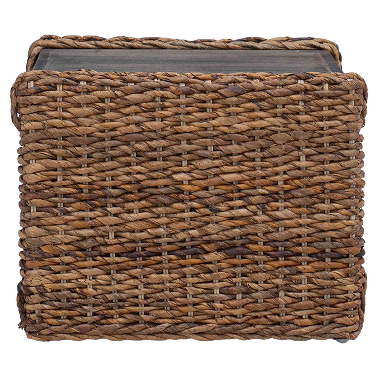 vidaXL Stolik kawowy Naturalny 45 x 45 x 45 cm Lite drewno mahoniowe