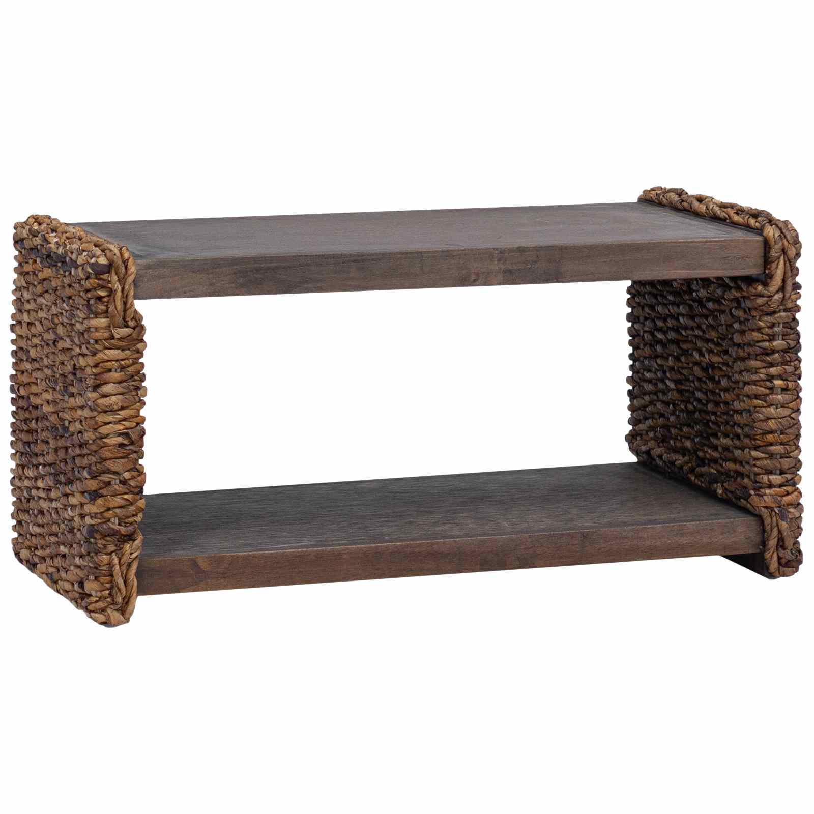 vidaXL Stolik kawowy Naturalny 70 x 35 x 35 cm Lite drewno mahoniowe