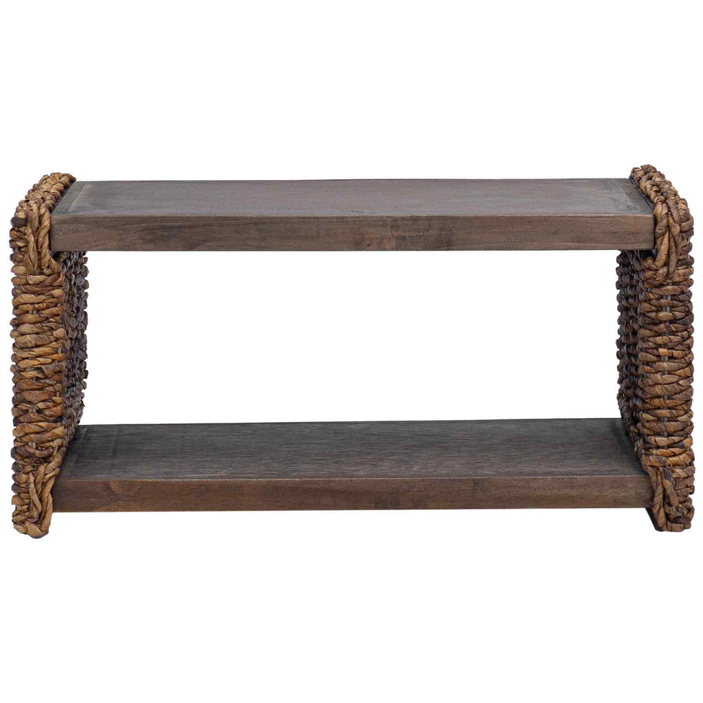vidaXL Stolik kawowy Naturalny 70 x 35 x 35 cm Lite drewno mahoniowe