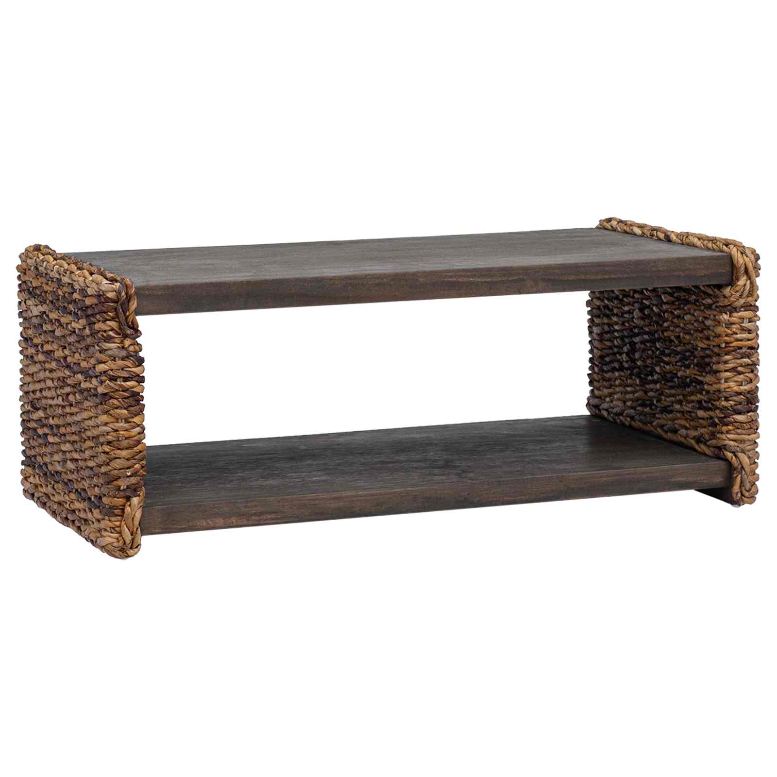 vidaXL Stolik kawowy Naturalny 90 x 45 x 35 cm Lite drewno mahoniowe