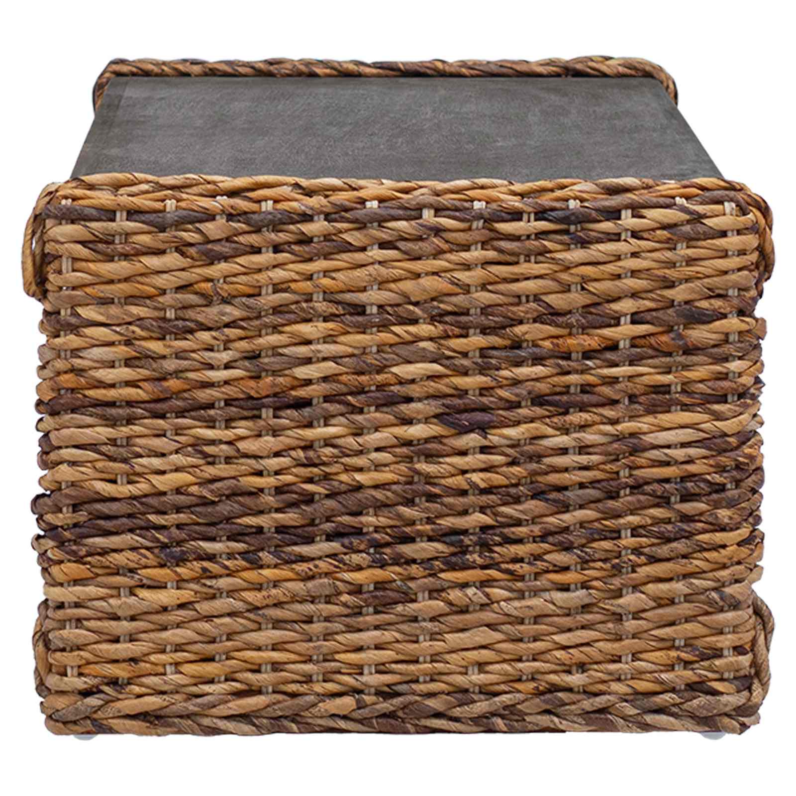vidaXL Stolik kawowy Naturalny 90 x 45 x 35 cm Lite drewno mahoniowe