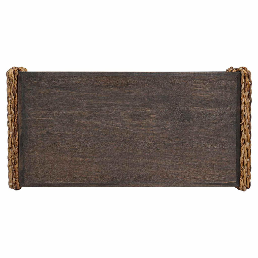 vidaXL Stolik kawowy Naturalny 90 x 45 x 35 cm Lite drewno mahoniowe