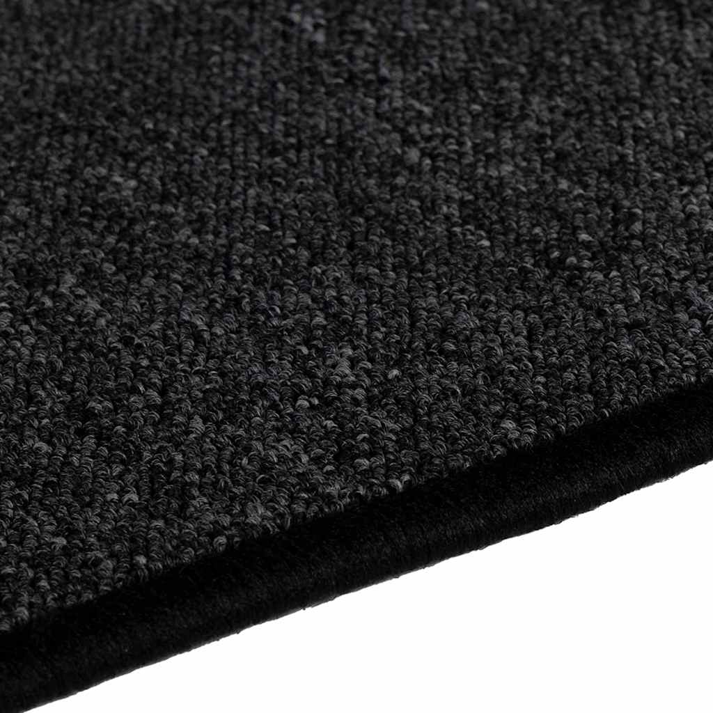 vidaXL Chodnik dywanowy Antracyt 80 x 500 cm 100% polipropylen