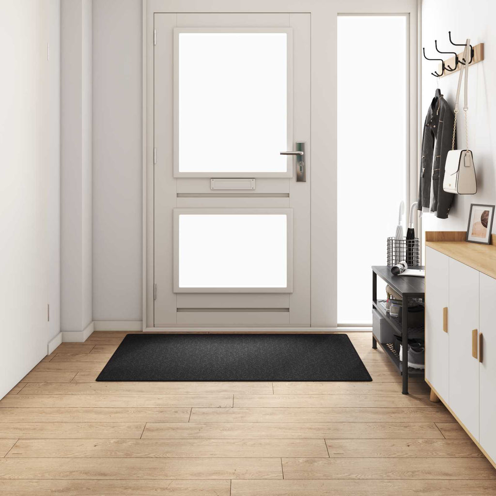 vidaXL Chodnik dywanowy Antracyt 100 x 150 cm 100% polipropylen