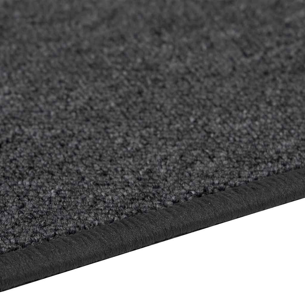 vidaXL Chodnik dywanowy Ciemnoszary 80 x 500 cm 100% polipropylen