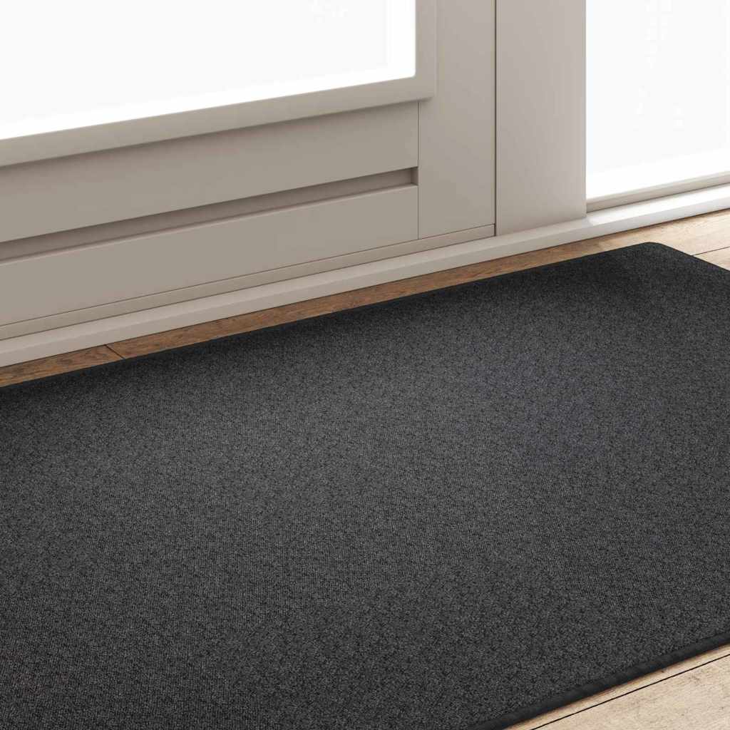 vidaXL Chodnik dywanowy Ciemnoszary 100 x 150 cm 100% polipropylen