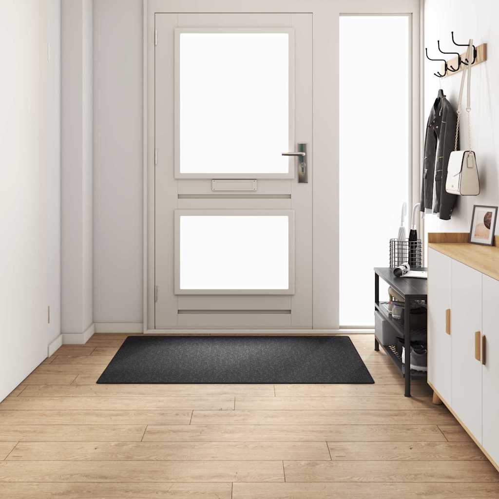 vidaXL Chodnik dywanowy Ciemnoszary 100 x 150 cm 100% polipropylen