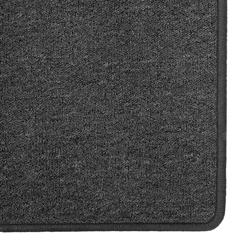 vidaXL Chodnik dywanowy Ciemnoszary 100 x 200 cm 100% polipropylen
