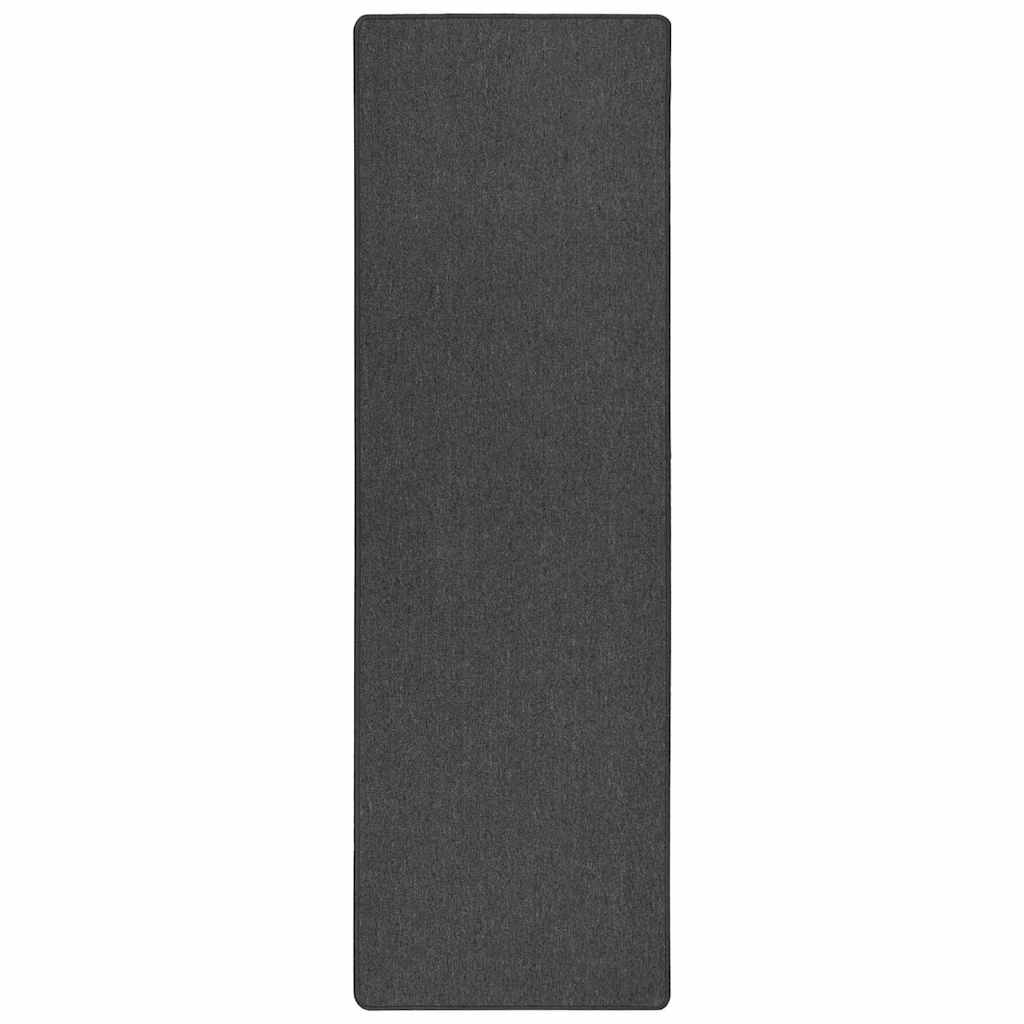 vidaXL Chodnik dywanowy Ciemnoszary 100 x 250 cm 100% polipropylen