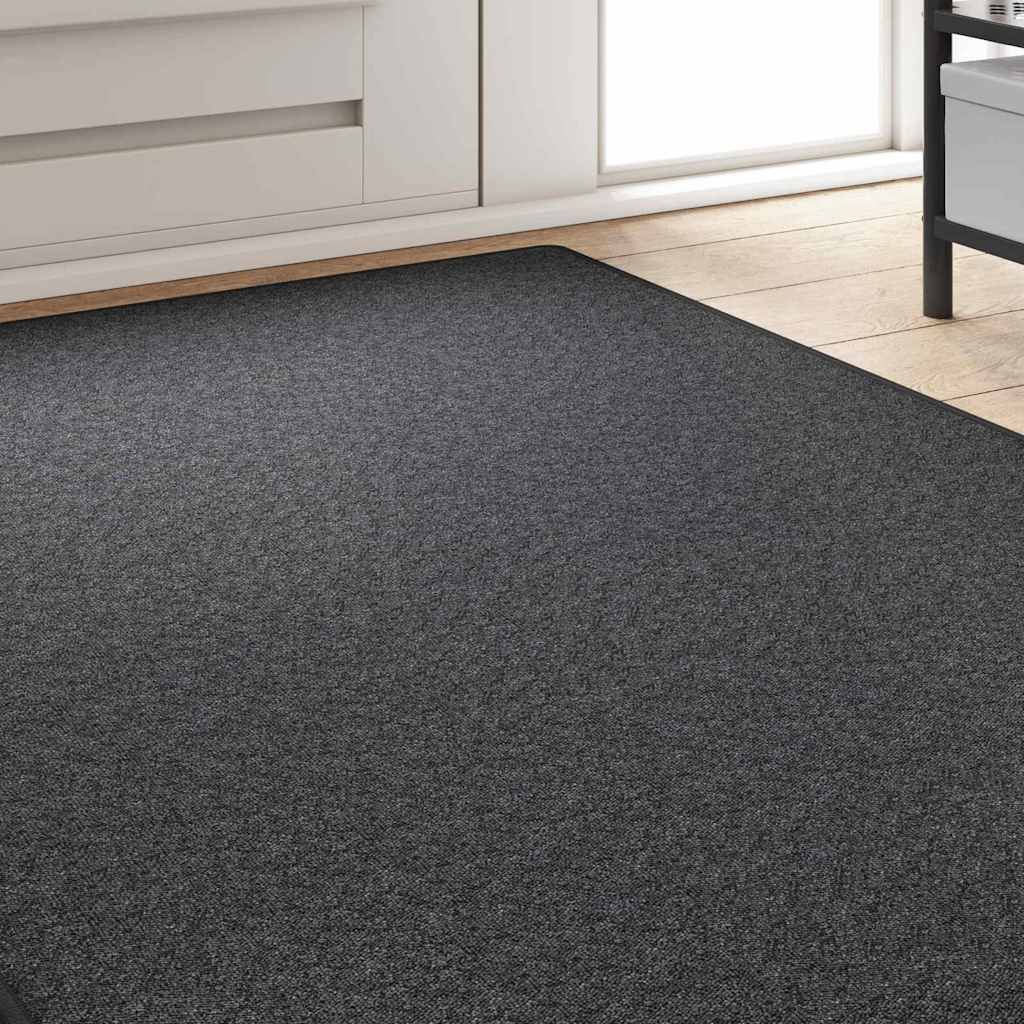 vidaXL Chodnik dywanowy Ciemnoszary 100 x 300 cm 100% polipropylen