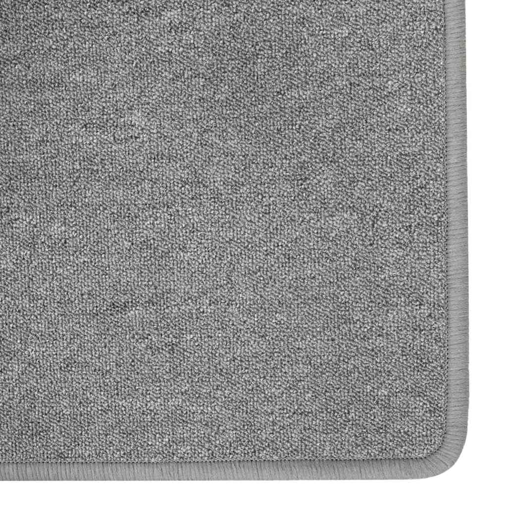 vidaXL Chodnik dywanowy Jasnoszary 80 x 500 cm 100% polipropylen