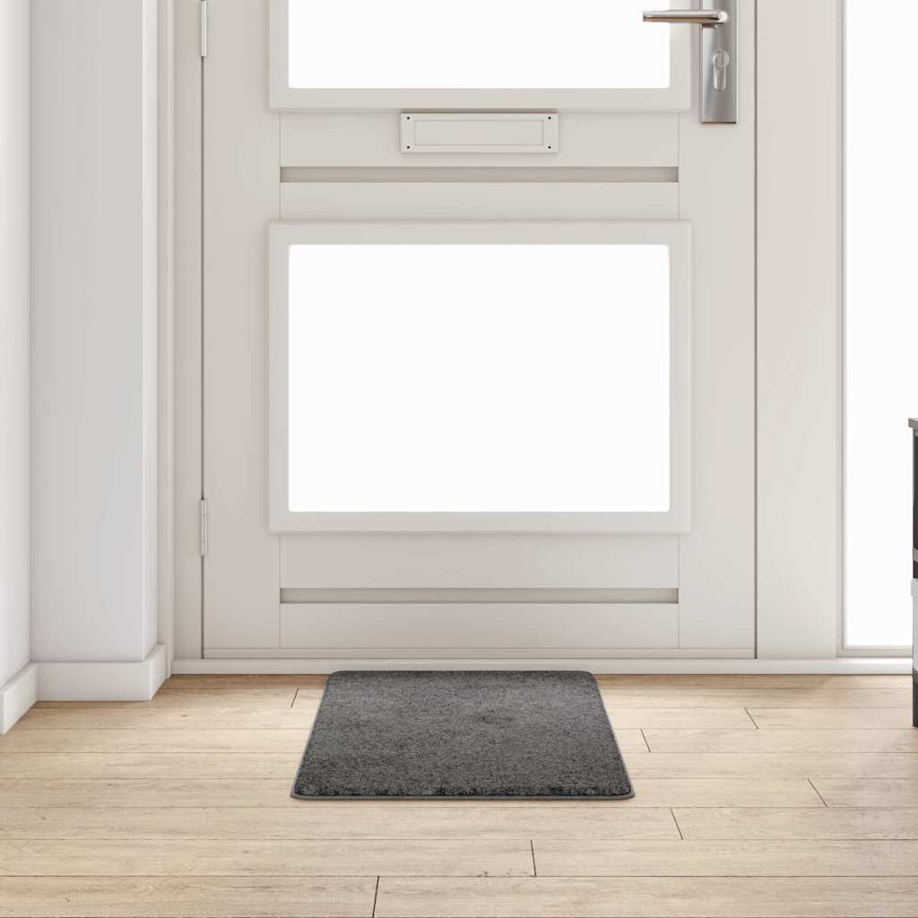 vidaXL Chodnik dywanowy Szary 50 x 100 cm 100% Poliester Tuft