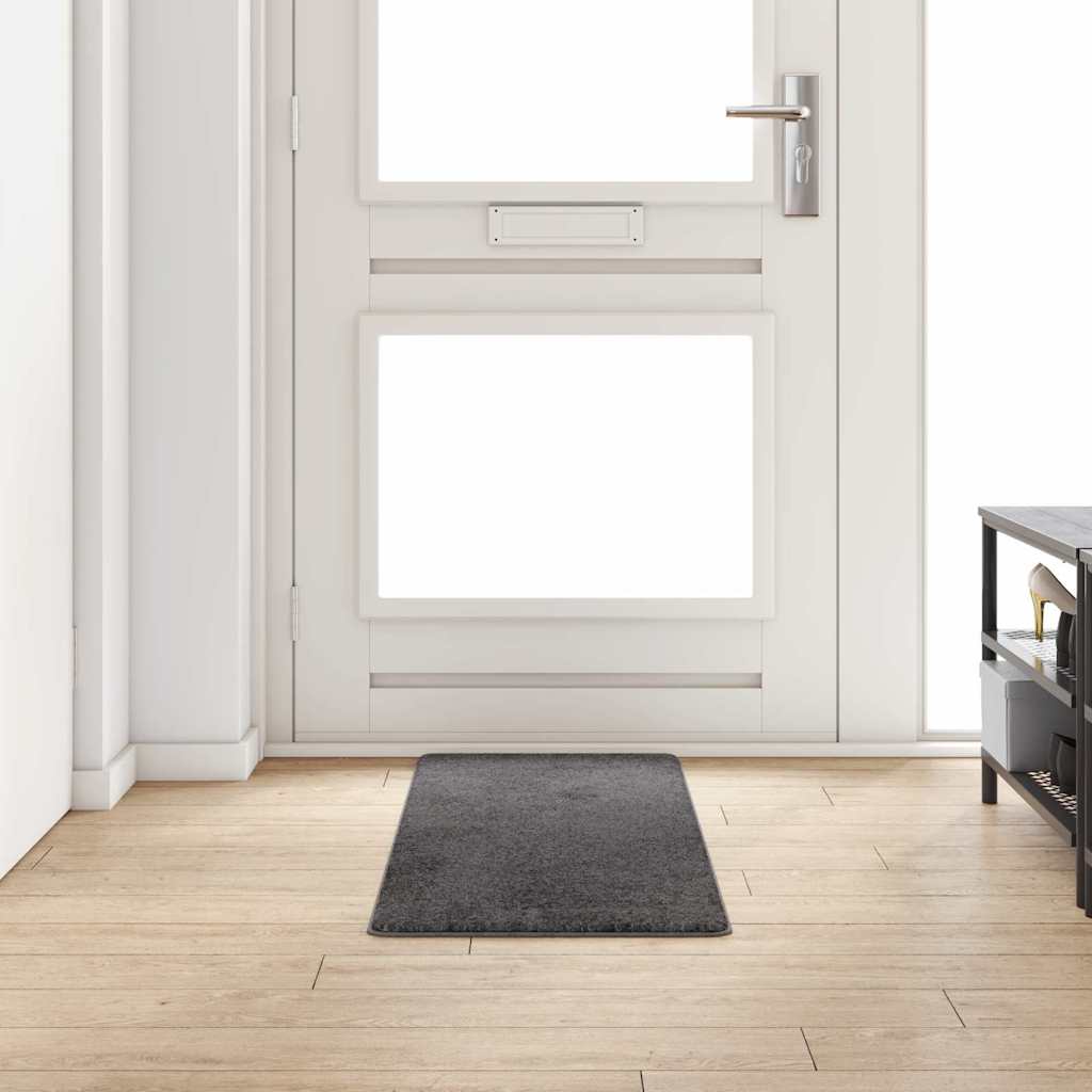 vidaXL Chodnik dywanowy Szary 50 x 150 cm 100% Poliester Tuft