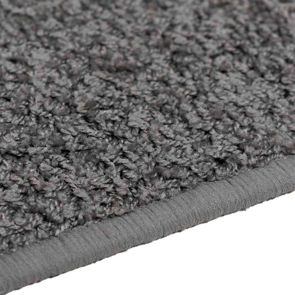 vidaXL Chodnik dywanowy Szary 50 x 200 cm 100% Poliester Tuft