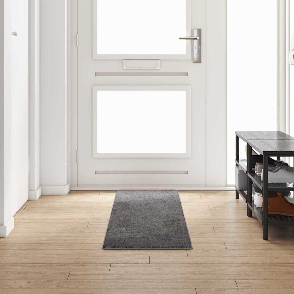 vidaXL Chodnik dywanowy Szary 50 x 250 cm 100% Poliester Tuft