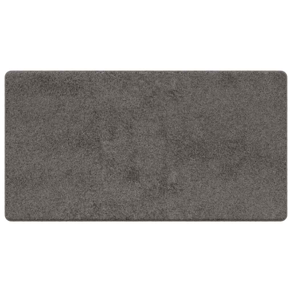 vidaXL Chodnik dywanowy Szary 80 x 150 cm 100% Poliester Tuft