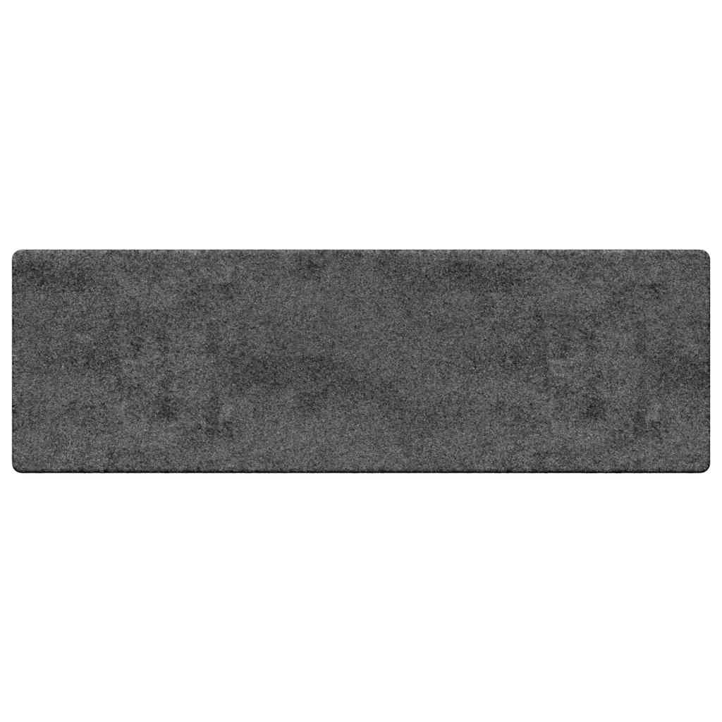 vidaXL Chodnik dywanowy Szary 80 x 250 cm 100% Poliester Tuft
