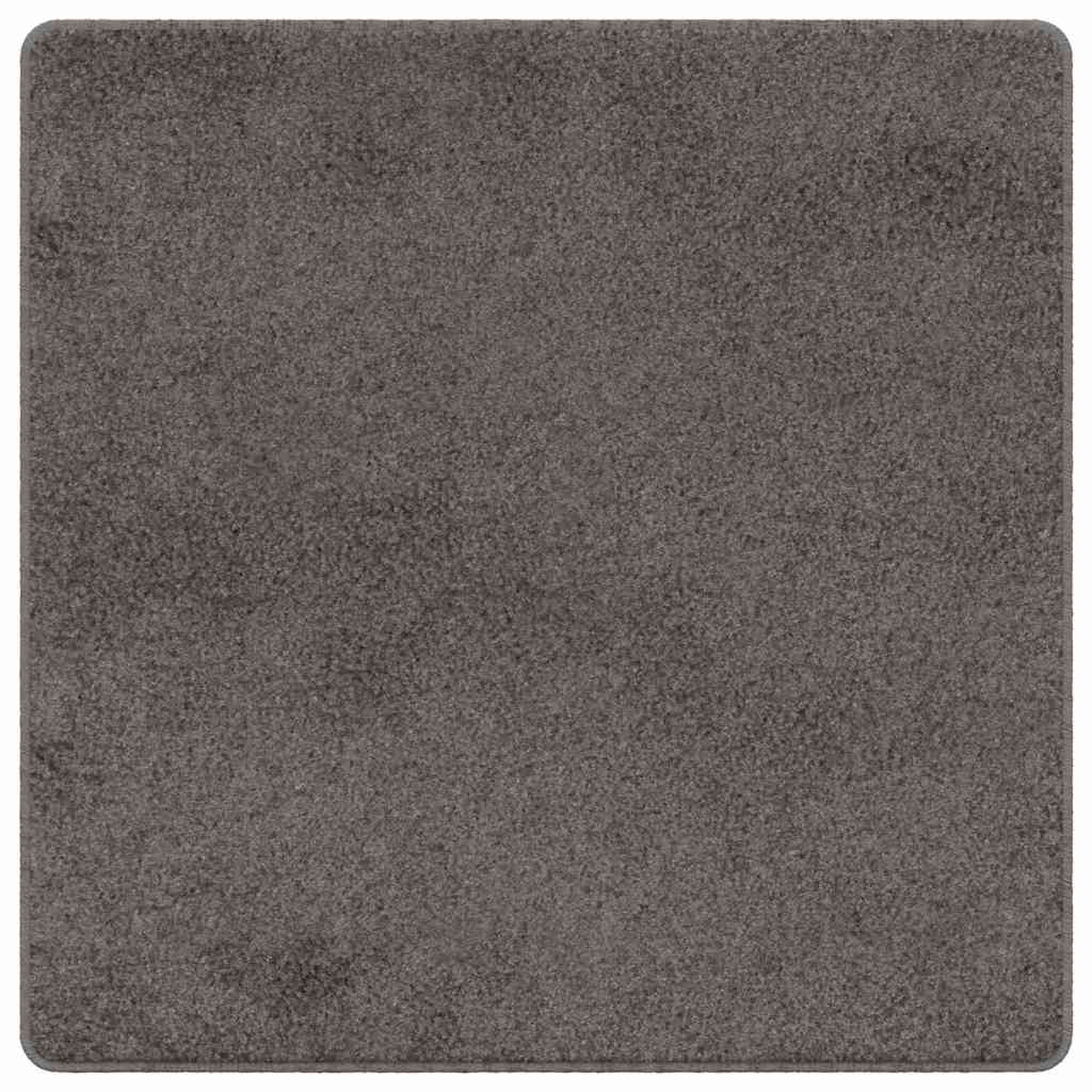 vidaXL Chodnik dywanowy Szary 100 x 100 cm 100% Poliester Tuft