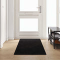 vidaXL Chodnik dywanowy Czarny 80 x 300 cm 100% Poliester Tuft