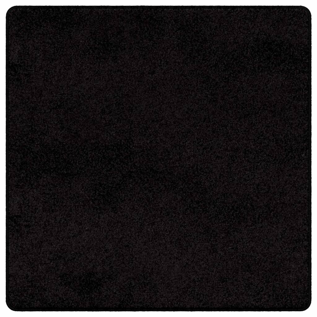 vidaXL Chodnik dywanowy Czarny 100 x 100 cm 100% Poliester Tuft