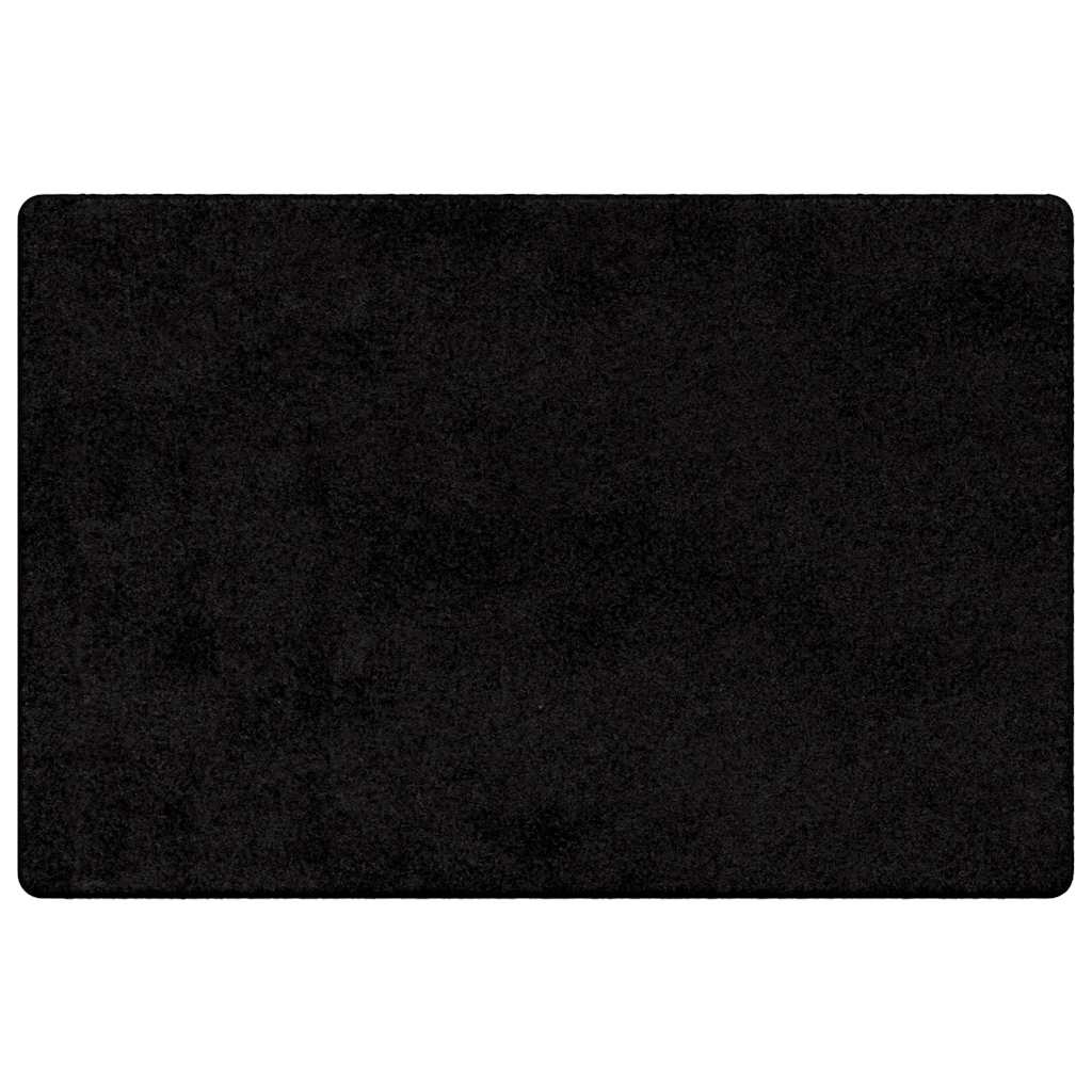 vidaXL Chodnik dywanowy Czarny 100 x 150 cm 100% Poliester Tuft