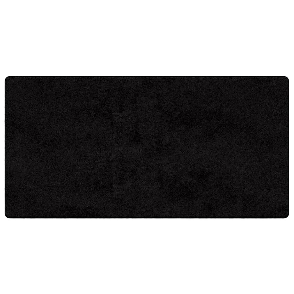 vidaXL Chodnik dywanowy Czarny 100 x 200 cm 100% Poliester Tuft