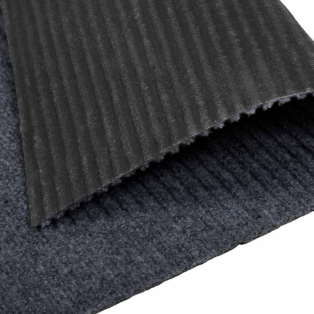 vidaXL Chodnik dywanowy Szary 80 x 150 cm tkanina