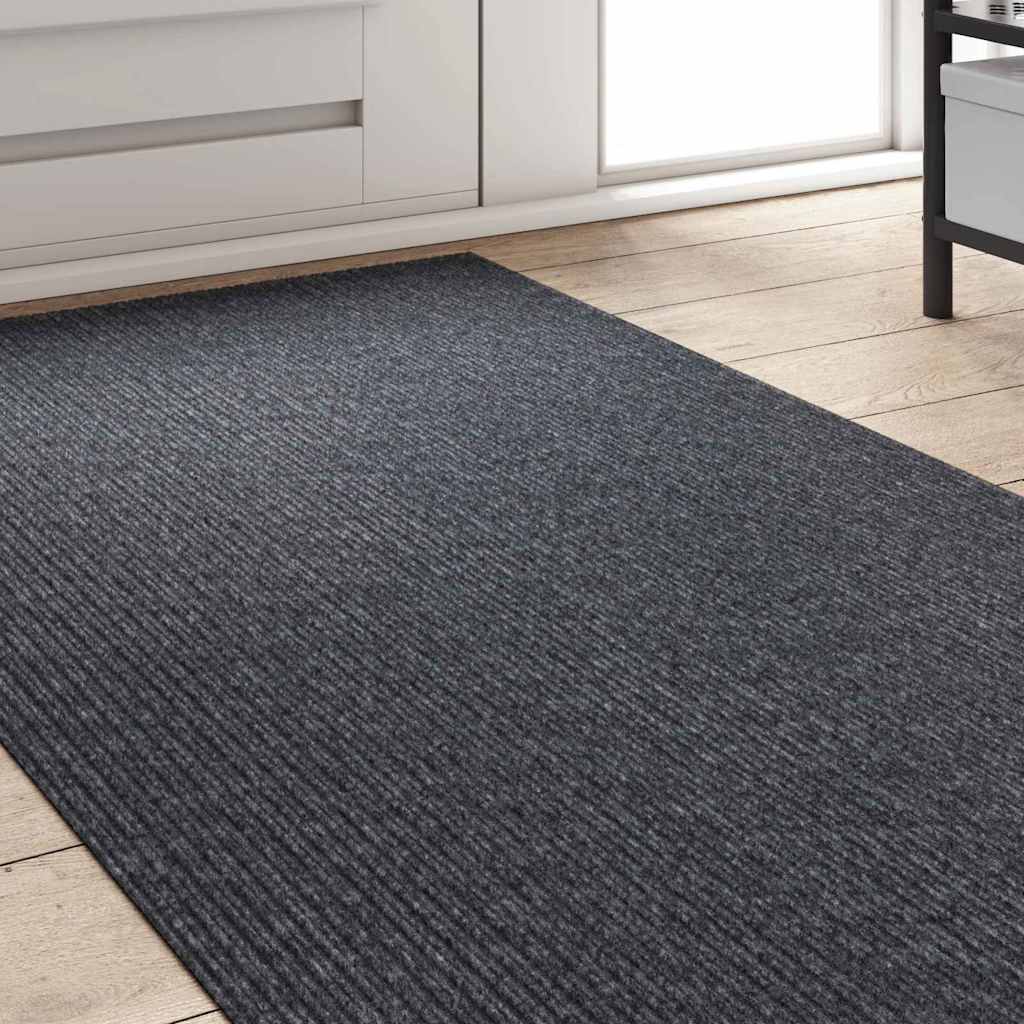 vidaXL Chodnik dywanowy Szary 80 x 200 cm tkanina