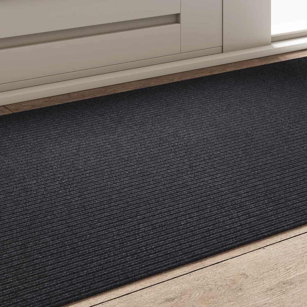 vidaXL Chodnik dywanowy Antracyt 80 x 150 cm tkanina