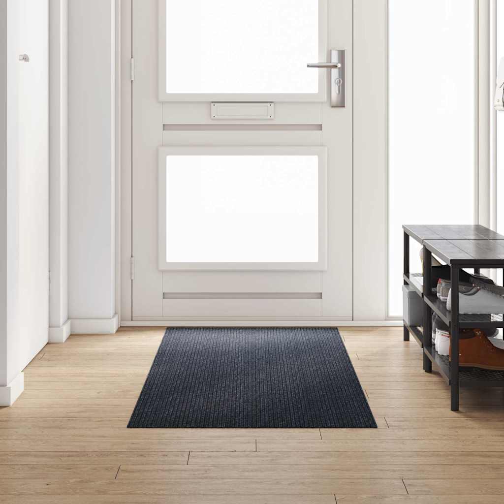 vidaXL Chodnik dywanowy Antracyt 80 x 250 cm tkanina