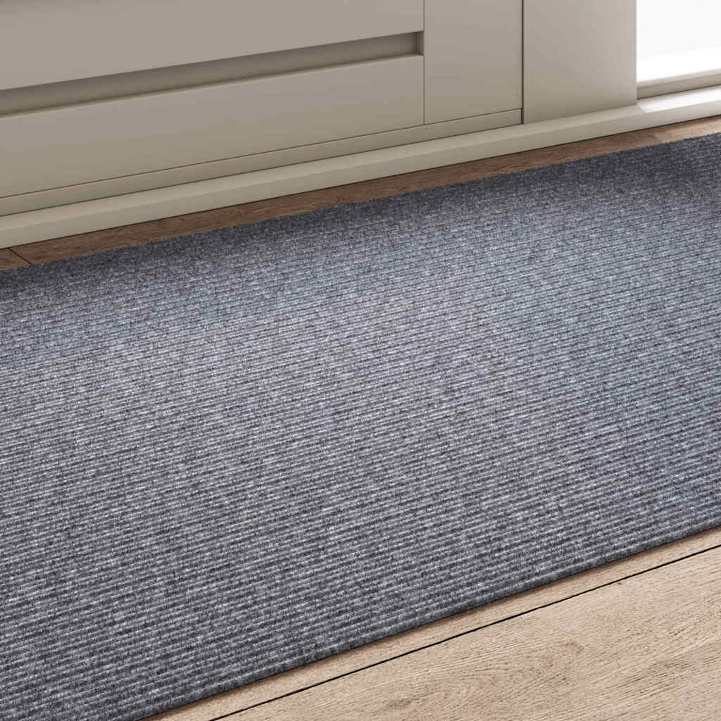 vidaXL Chodnik dywanowy Jasnoszary 80 x 150 cm tkanina