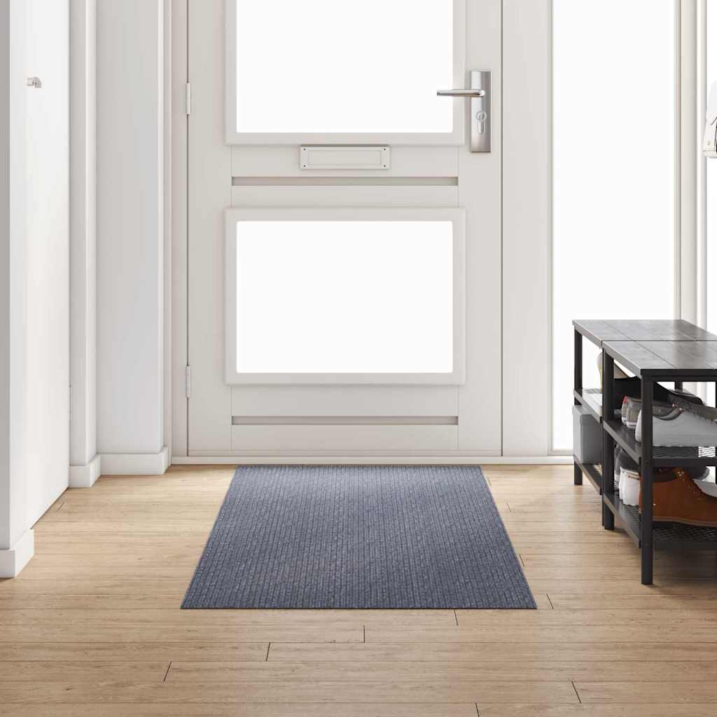 vidaXL Chodnik dywanowy Jasnoszary 80 x 250 cm tkanina