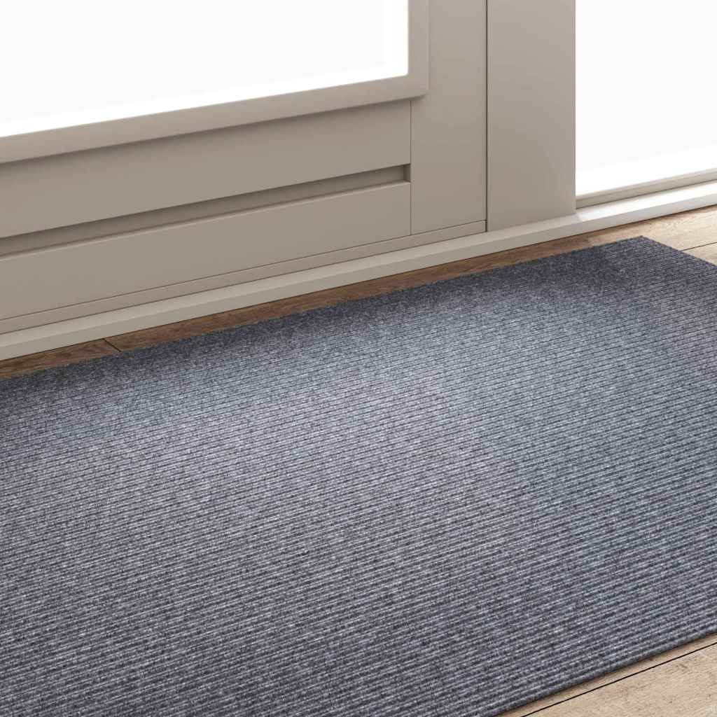vidaXL Chodnik dywanowy Jasnoszary 100 x 150 cm tkanina