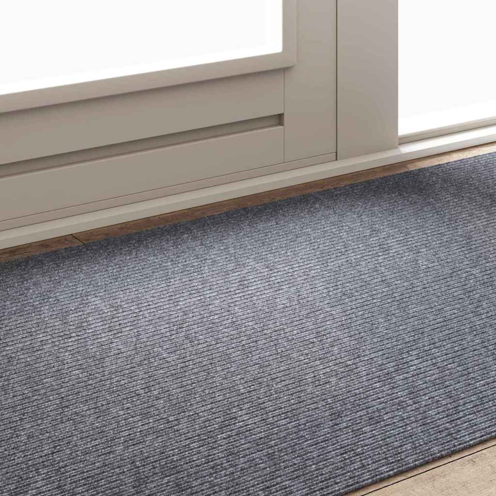 vidaXL Chodnik dywanowy Jasnoszary 100 x 200 cm tkanina