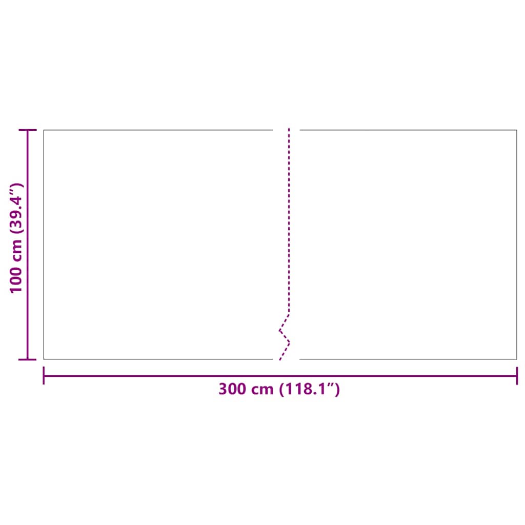vidaXL Chodnik dywanowy Jasnoszary 100 x 300 cm tkanina