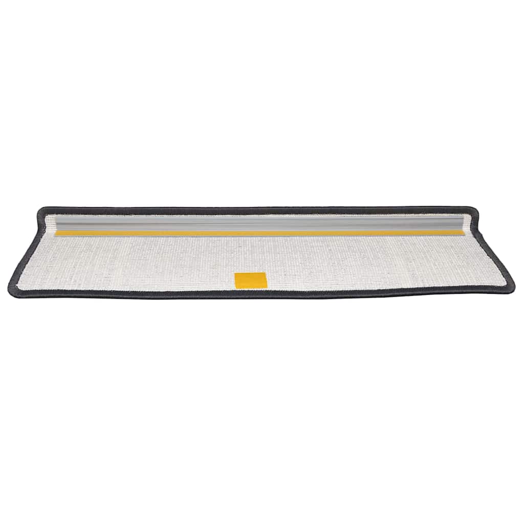 vidaXL Samoprzylepne maty na schody 15 pcs Antracyt 65 x 21 x 4 cm