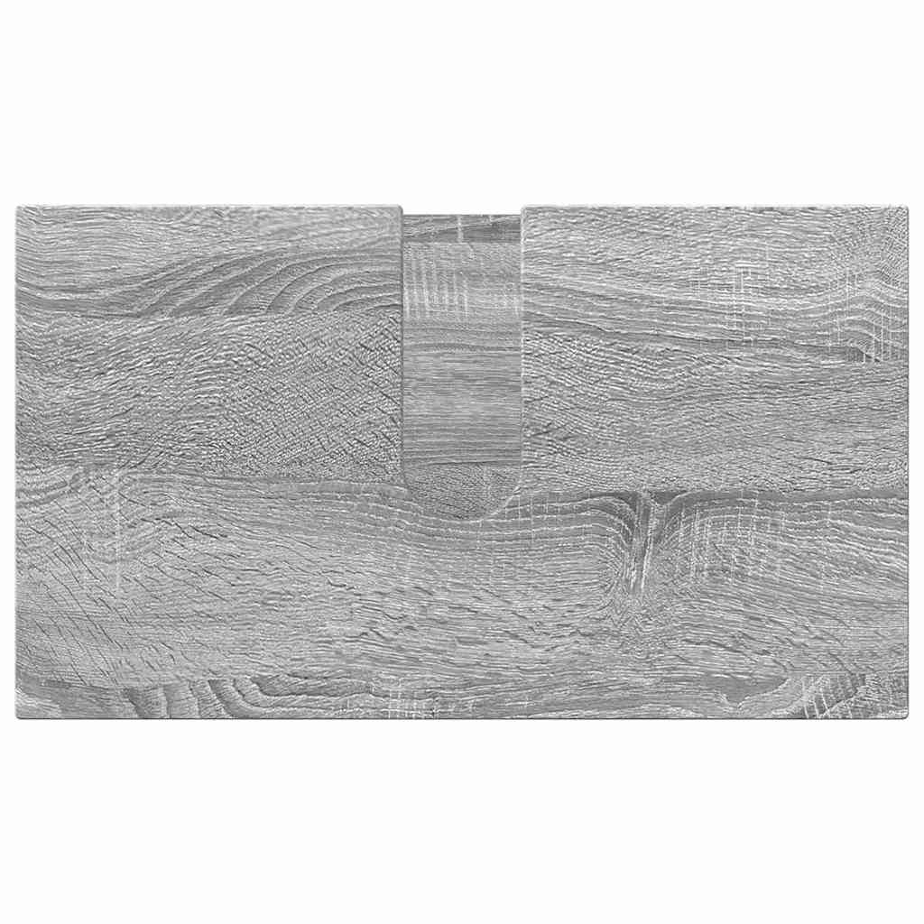 vidaXL Zestaw mebli łazienkowych 3 szt. Szary Sonoma 61 x 35 x 64 cm